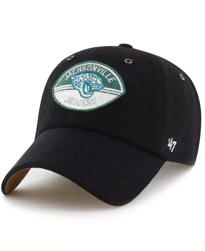 

X ''47 Brand Мужская и женская черная бейсболка Jacksonville Jaguars Field Goal Clean Up Adjustable Stoney Clover Lane