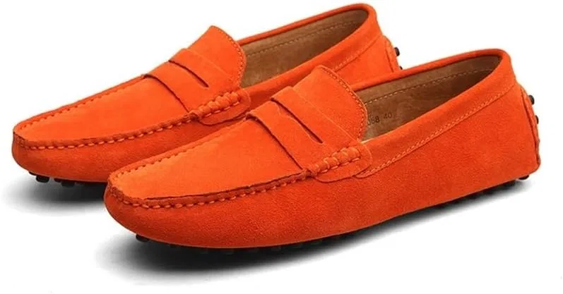 Мокасины мужские на резиновой подошве, Orange TEDALIHAO