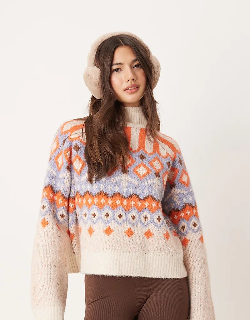 

Джемпер свободного кроя с высоким воротом ASOS DESIGN