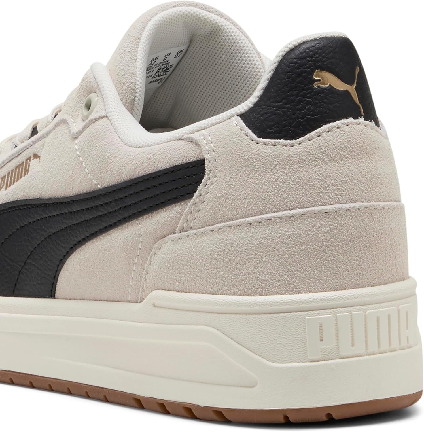 Мужские низкие кроссовки PUMA, черный/серый/золотой — фото 2