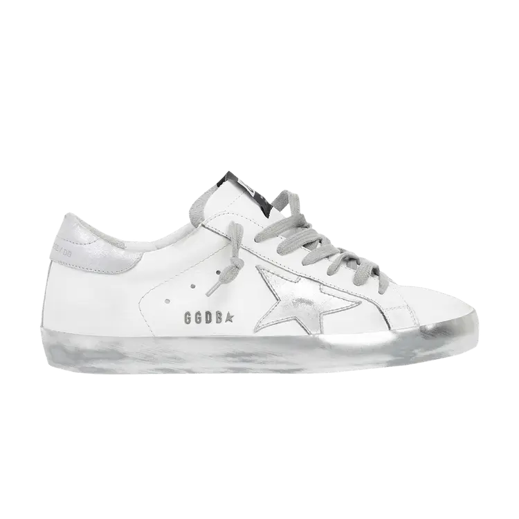 

Кроссовки Golden Goose Superstar White Silver, серебряный, Серебристый, Кроссовки Golden Goose Superstar White Silver, серебряный
