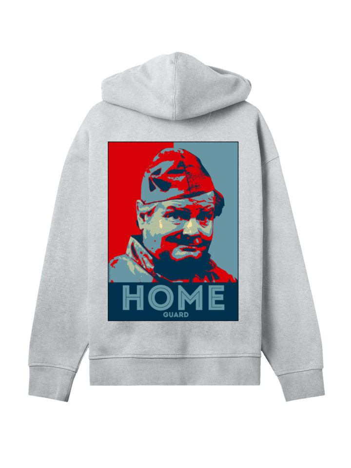 

F4NT4STIC Толстовка с капюшоном TV Times Benny Hill Home Guard серого меланжевого цвета