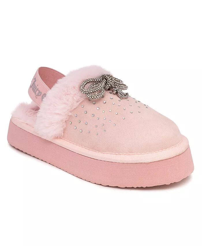

Плоские тапочки Ohbubby S для маленьких и больших девочек Juicy Couture, розовый
