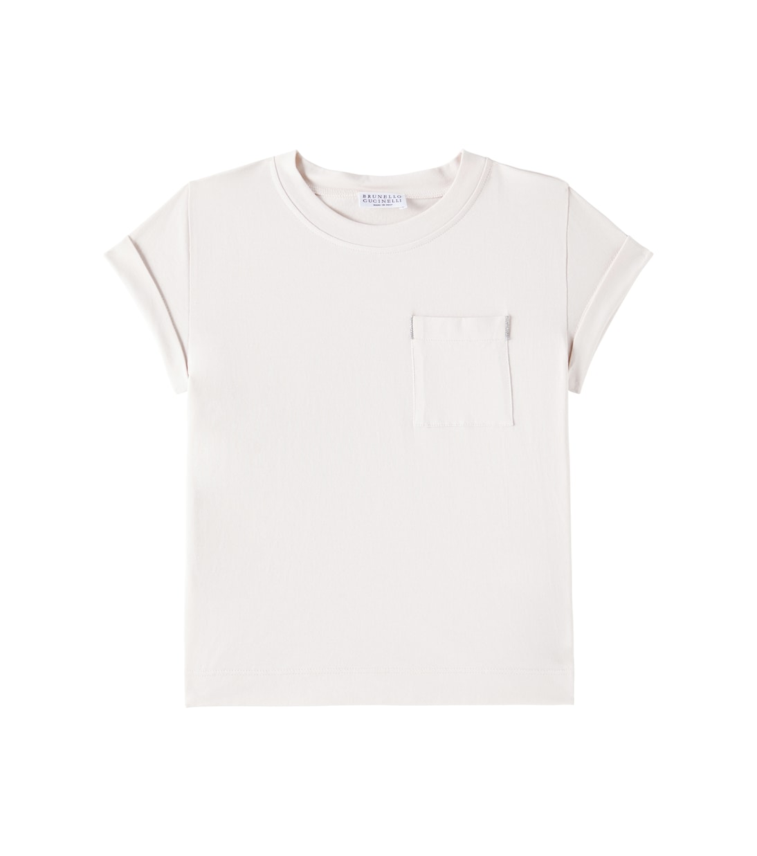 

Хлопковая футболка Brunello Cucinelli Kids, Rosa Antico