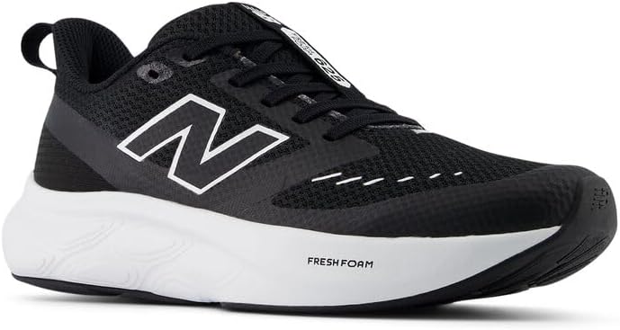 Кроссовки New Balance Kids Fresh Foam 625 V1 на шнуровке, белый/черный — фото 4