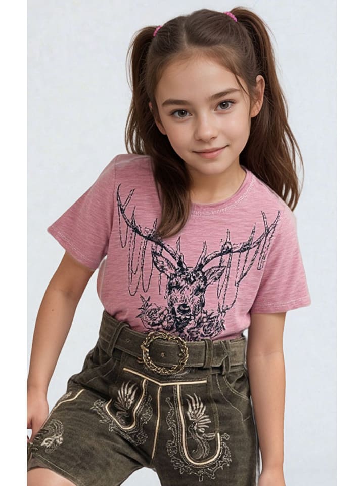 Футболка YADIRA KIDS розового цвета Hangowear — фото 3