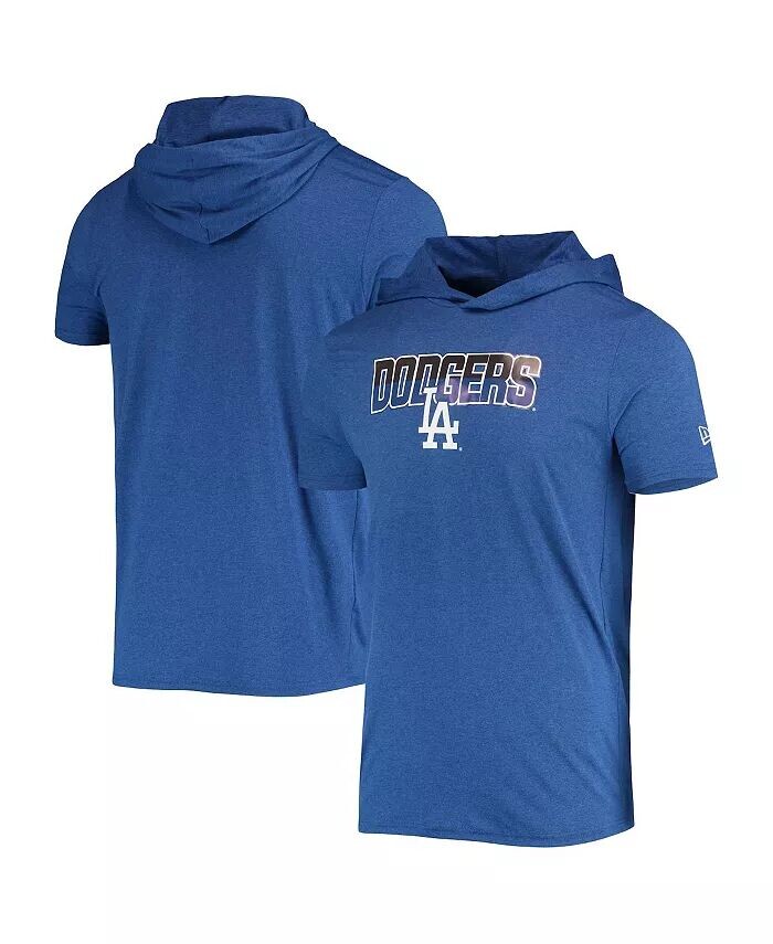 

Мужская футболка-толстовка с капюшоном Royal Los Angeles Dodgers из пестрого тона New Era