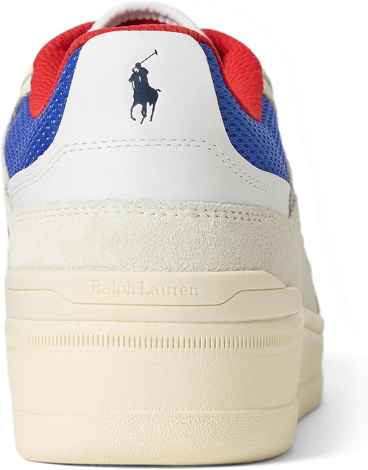 Кроссовки Polo Ralph Lauren Mens Master Sport 125, Bianco/Royal/Red — фото 3
