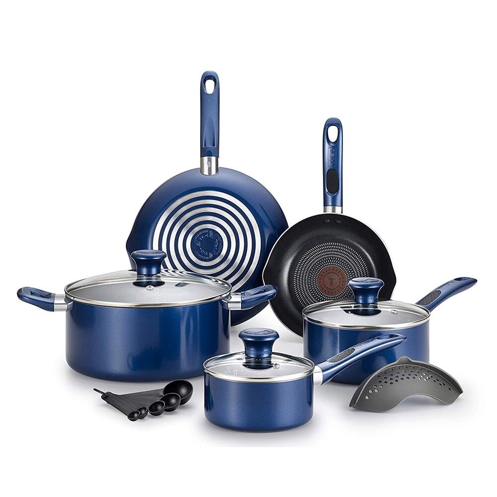 

Набор антипригарной посуды T-Fal Excite Pro Glide, синий