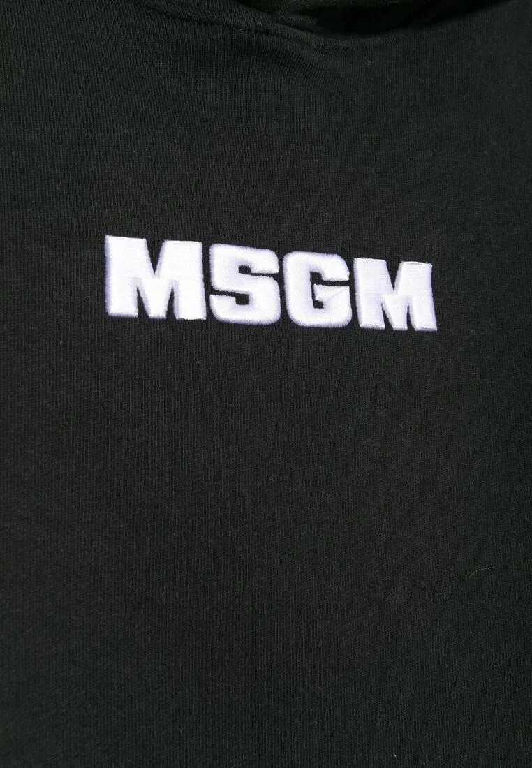Худи детское, хлопок, белый Msgm — фото 2