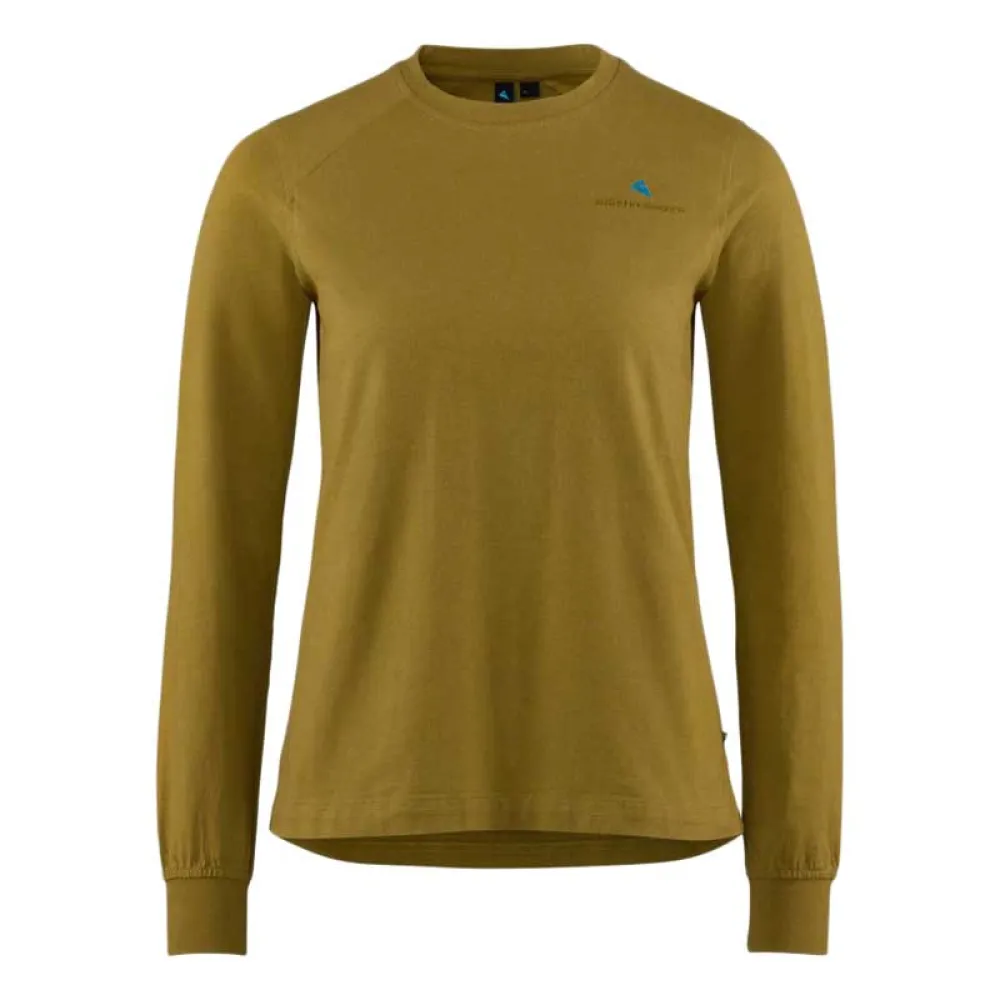 

Футболка Klättermusen Root Logo long sleeve, зеленый