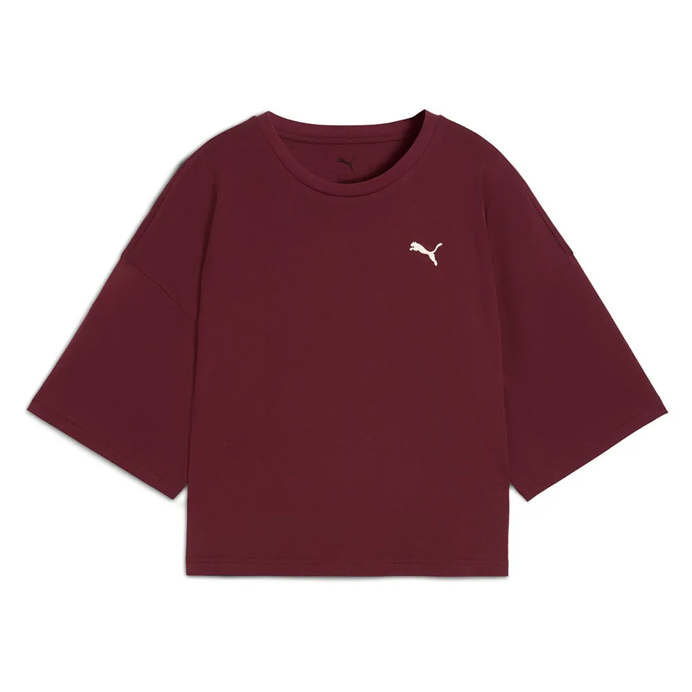 

Футболка с коротким рукавом Puma Wardrobe ESS Cropped Oversized, красный