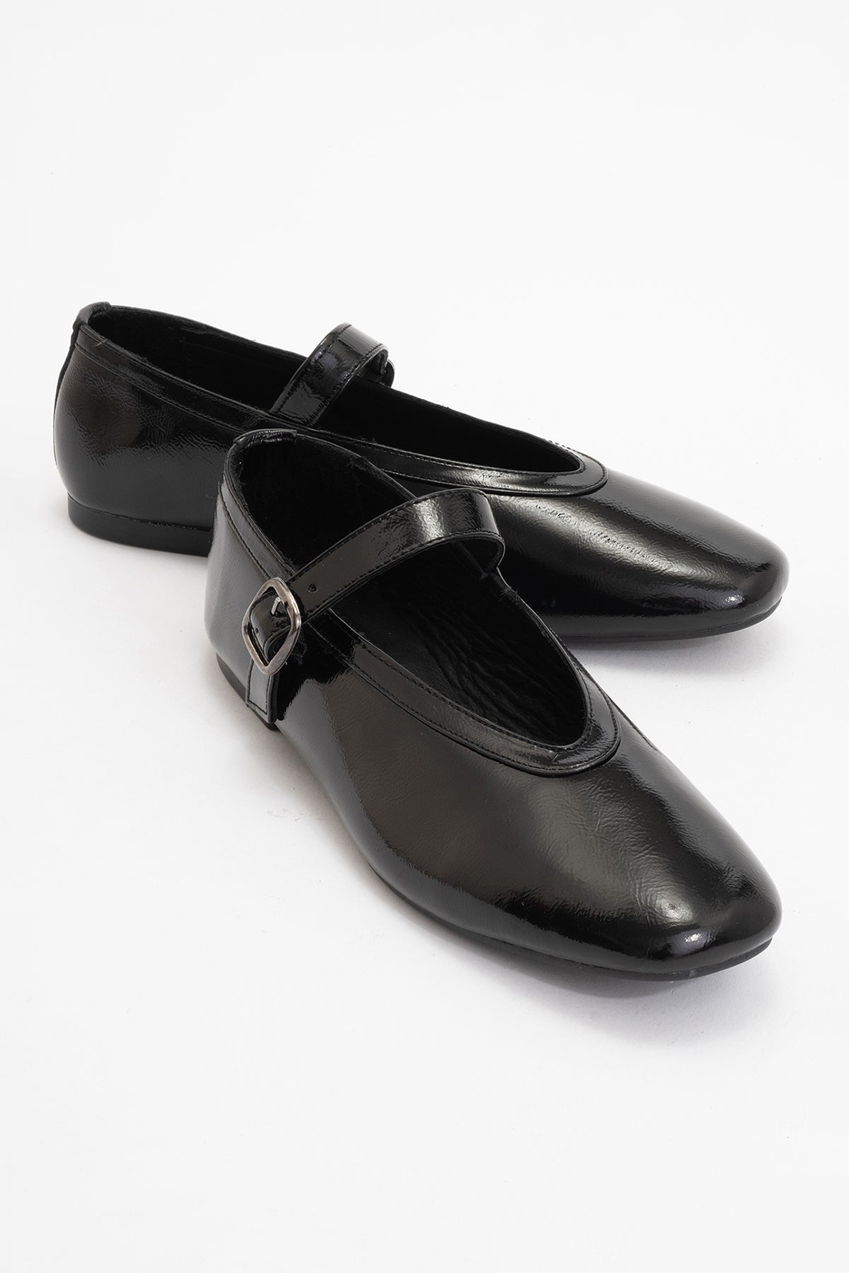 Кожаные балетки Matilda Mary Jane Forever & Always Shoes, черный