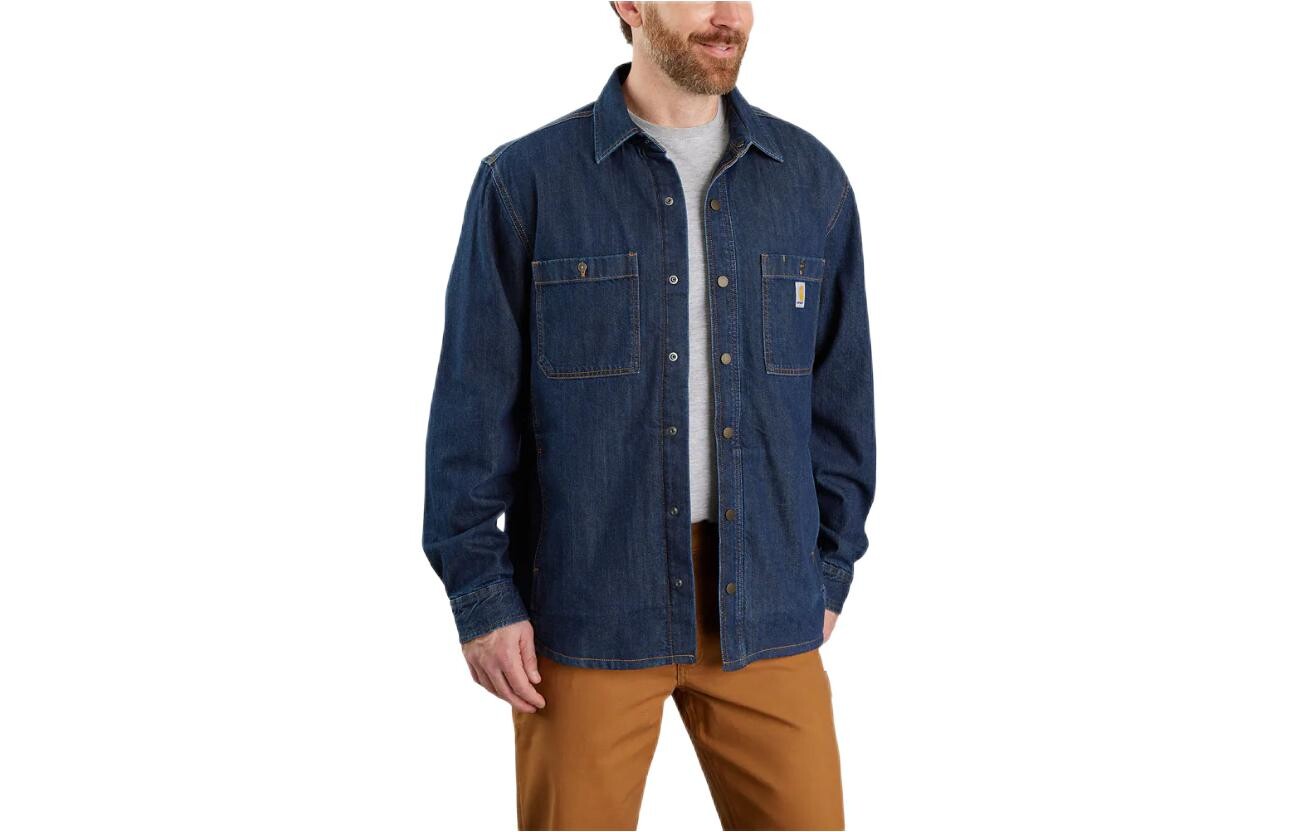 

Carhartt Мужская джинсовая куртка, цвет Ice Blue