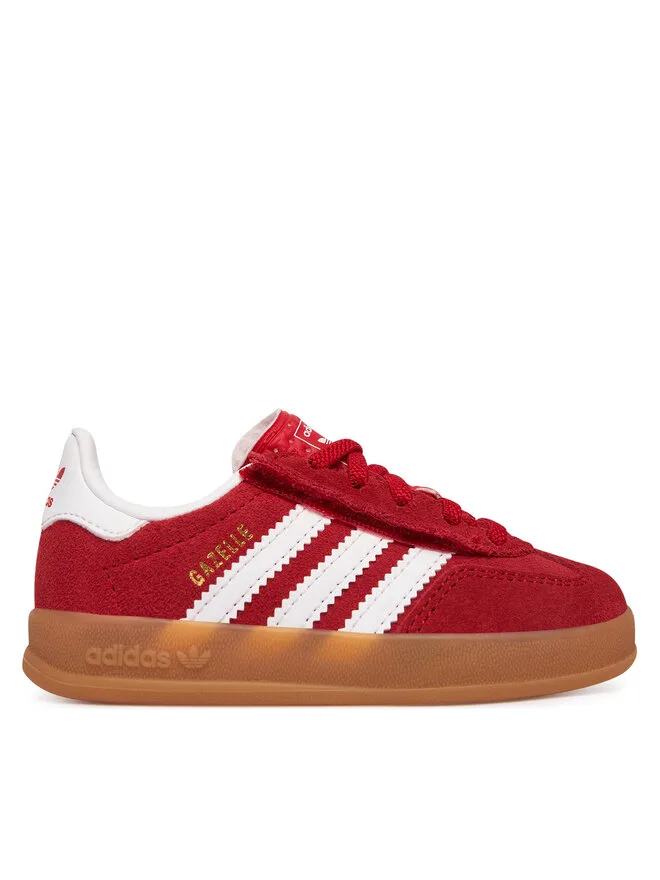 Adidas Кроссовки Gazelle Indoor Comfort Closure Elastic Lace IH9132, красные
