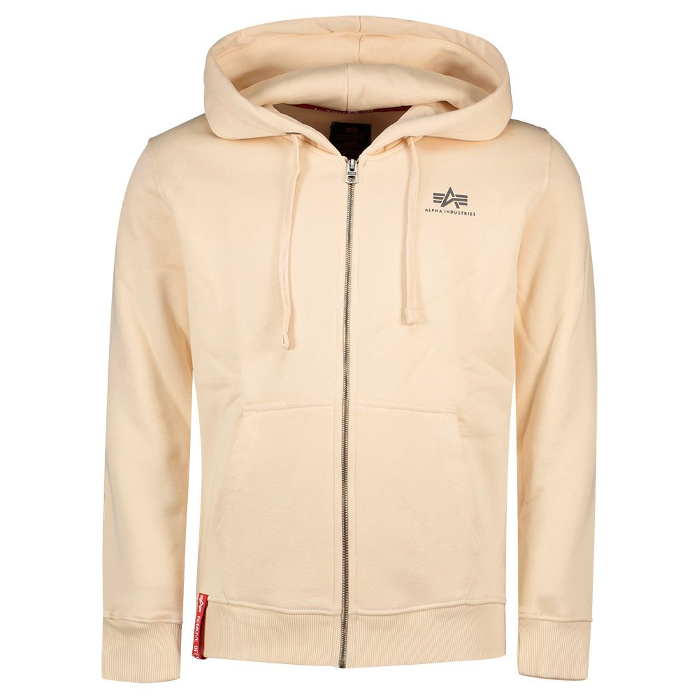 

Толстовка Alpha Industries Basic SL Full Zip, белый