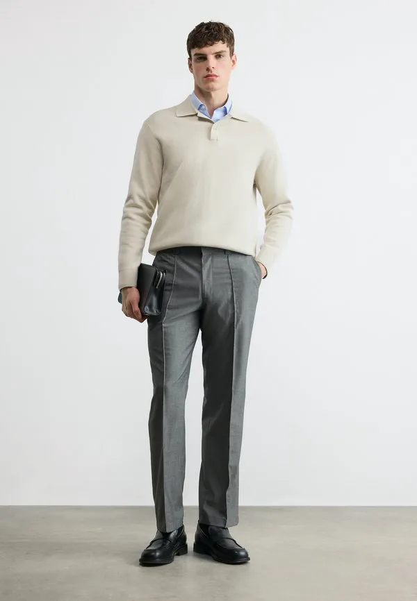 Прямые брюки 90-х годов Calvin Klein, Charcoal Heather — фото 2