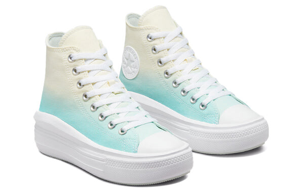 Кроссовки chuck taylor all star move high 'ombre - light dew' Converse, синий — фото 3