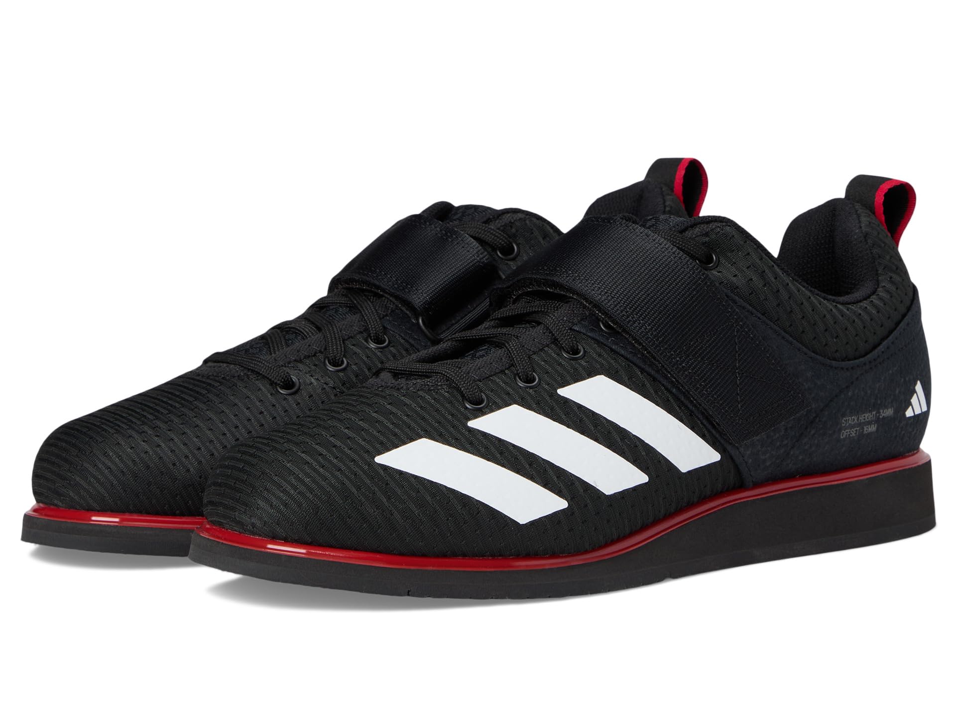 Кроссовки Unisex adidas Powerlift 5, цвет Black/White/Pure Ruby