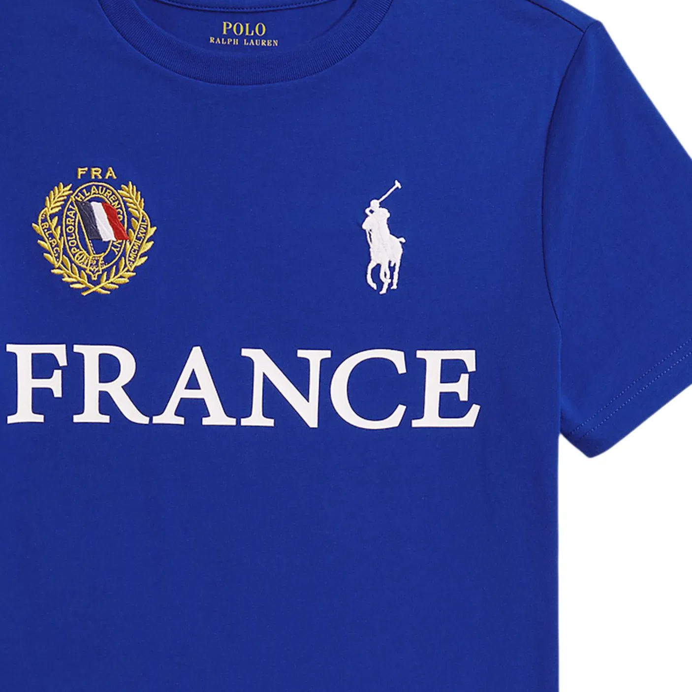 Футболка Polo Ralph Lauren для детей Royal Blue — фото 4