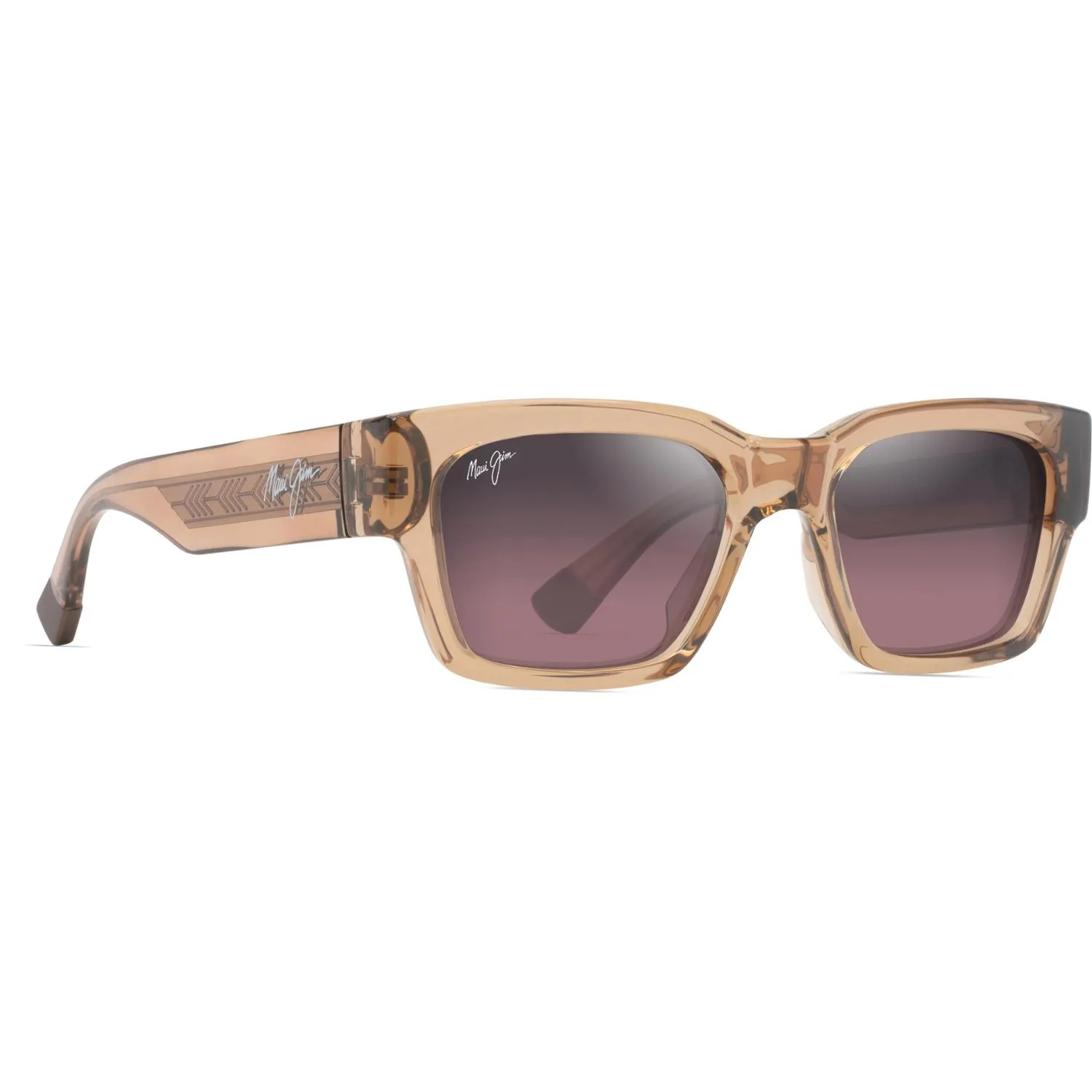 

Кенуи поляризованные солнцезащитные очки Maui Jim, Shiny Trans Light Tan