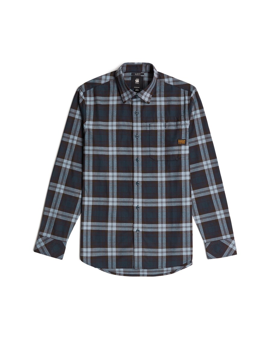 

Рубашка Slim Fit на пуговицах G-STAR Bristum 2.0, Blue/Night blue