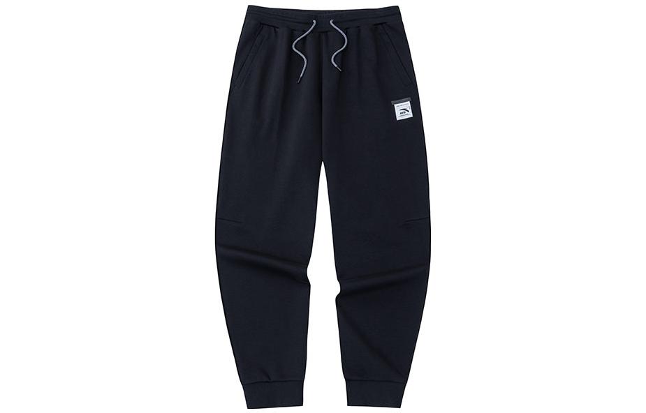 

Разнообразие тренировочной коллекции вязаные спортивные штаны men's ANTA, черный