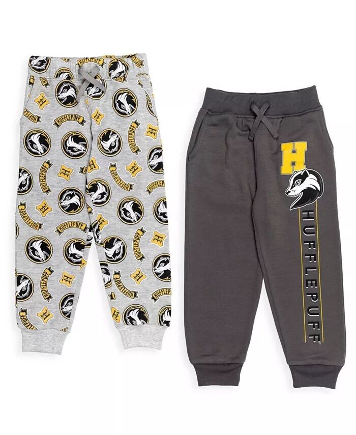 

Комплект из 2 флисовых спортивных штанов для мальчиков Гриффиндор Слизерин Хаффлпафф Равенкло Harry Potter, серый