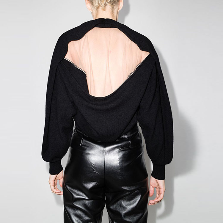 Свитер женский черный Alexander Wang — фото 4
