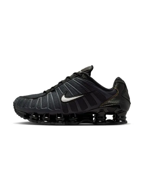 Мужские кроссовки Nike Shox TL с амортизацией чёрные — фото 2