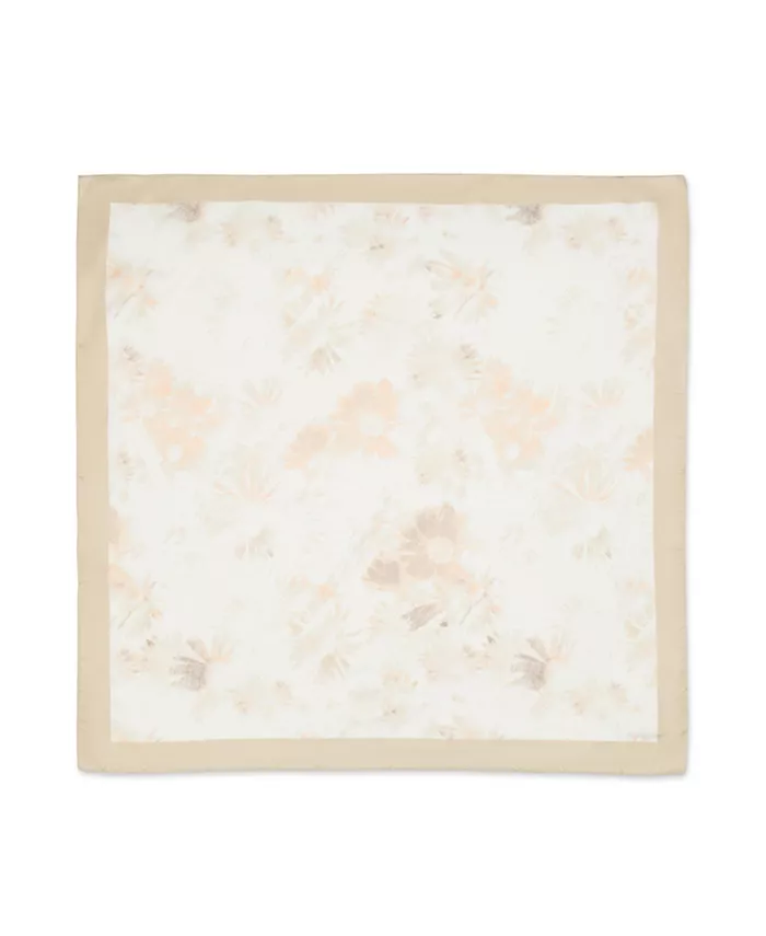 

Цветочные дороги впереди: атласный и плиссированный квадратный шарф (набор из 2 шт.) Steve Madden, слоновая кость/кремовый