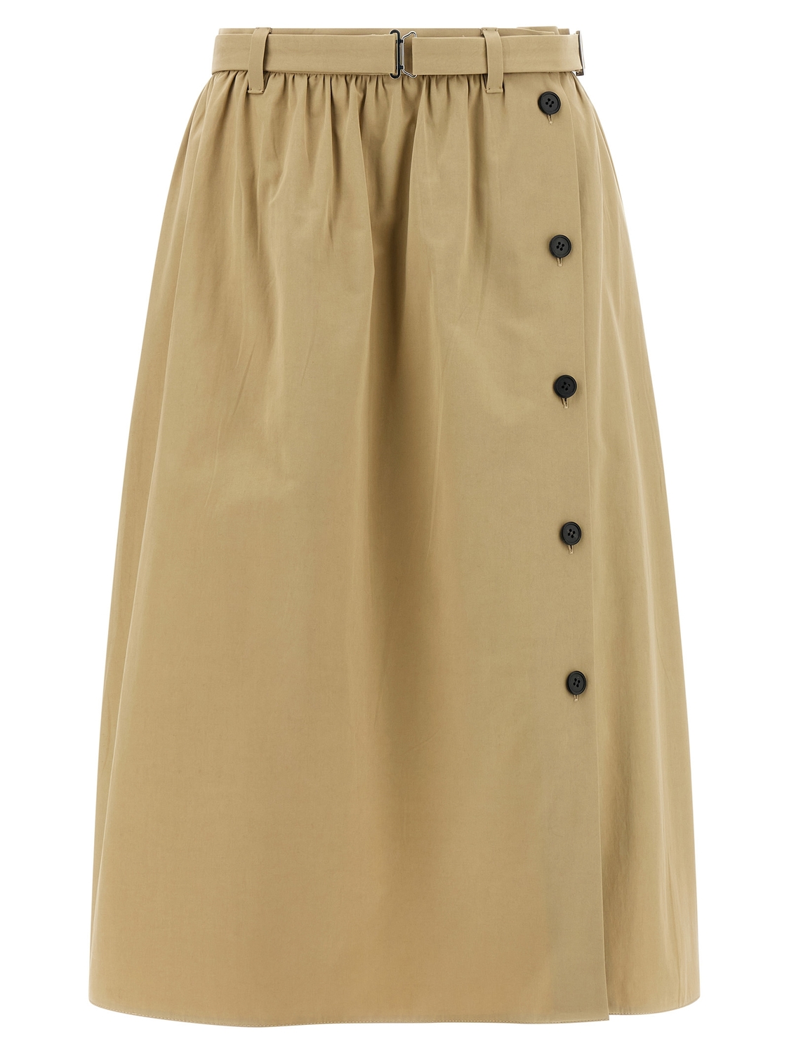 

Панамская юбка из старого хлопка Prada, бежевый