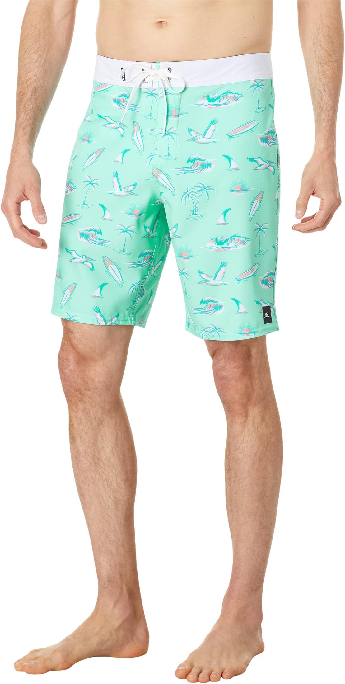 

Шорты для плавания O'Neill Hyperfreak Mysto 20" Boardshorts, цвет Turquoise