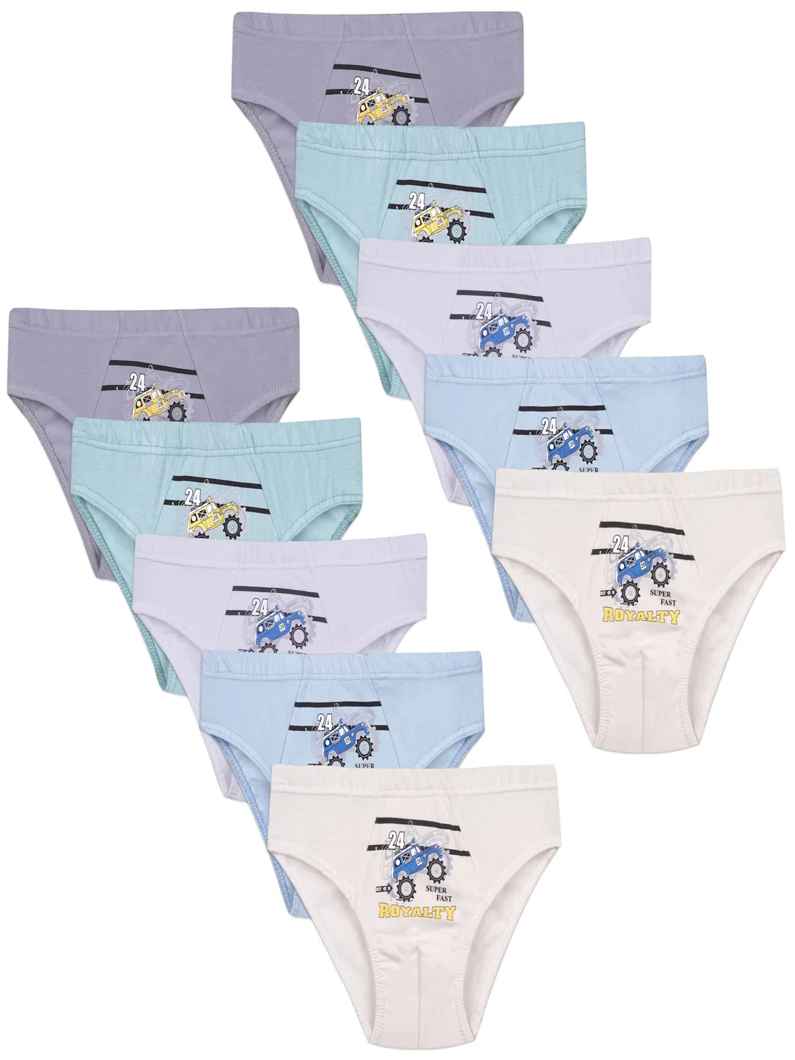 Трусы 'Jungen Slips Rallye' Loreza, Mixed Colors