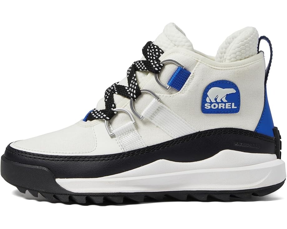 Ботинки женские SOREL ONA RMX Chukka Plus водонепроницаемые парусиновые, бело-черный — фото 4
