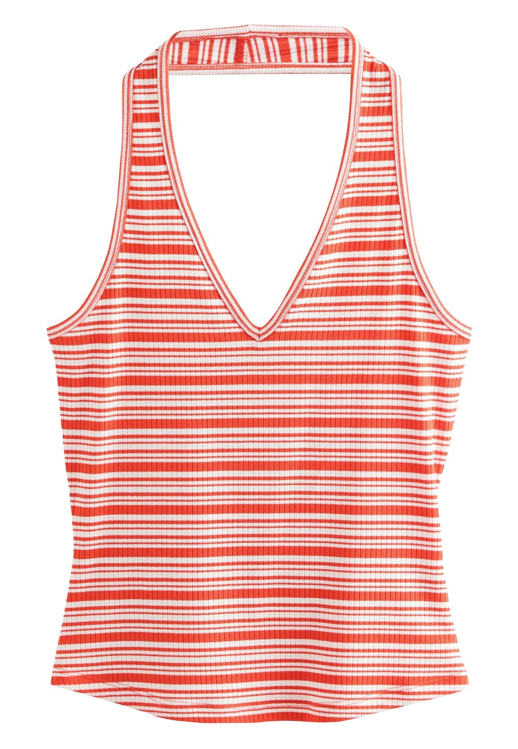 Топ STRIPED HALTER NECK Next, красный — фото 4