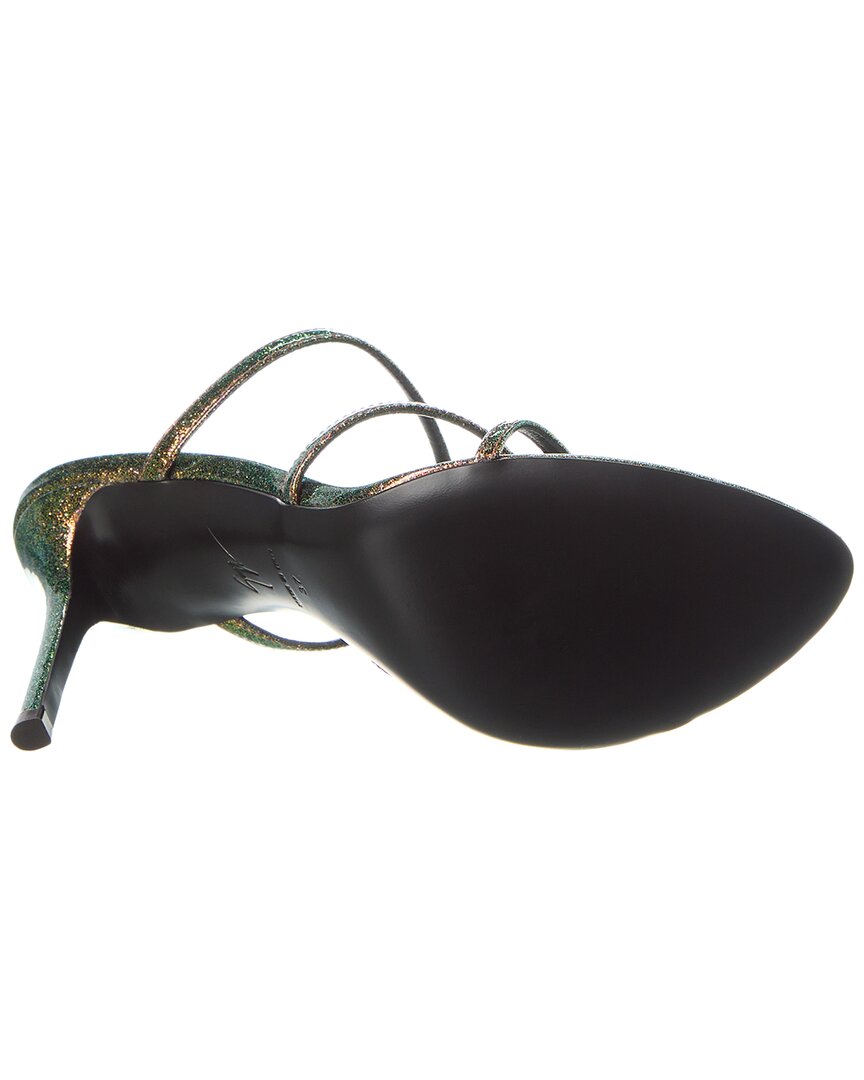 Giuseppe Zanotti Alimha 90 Vinyl Sandal, черный — фото 4