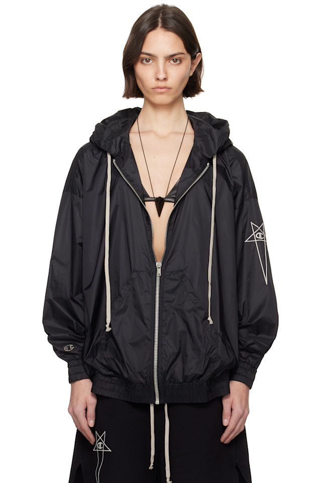 

Чемпионская версия худи Jason's большого размера Rick Owens, черный
