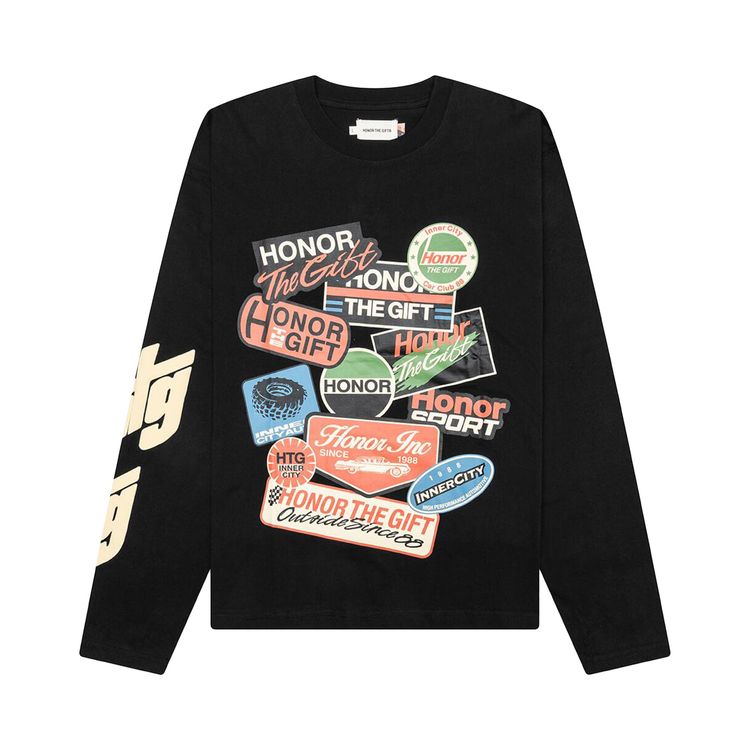 

Футболка Honor The Gift Fuel Long-Sleeve Tee 'Black', черный