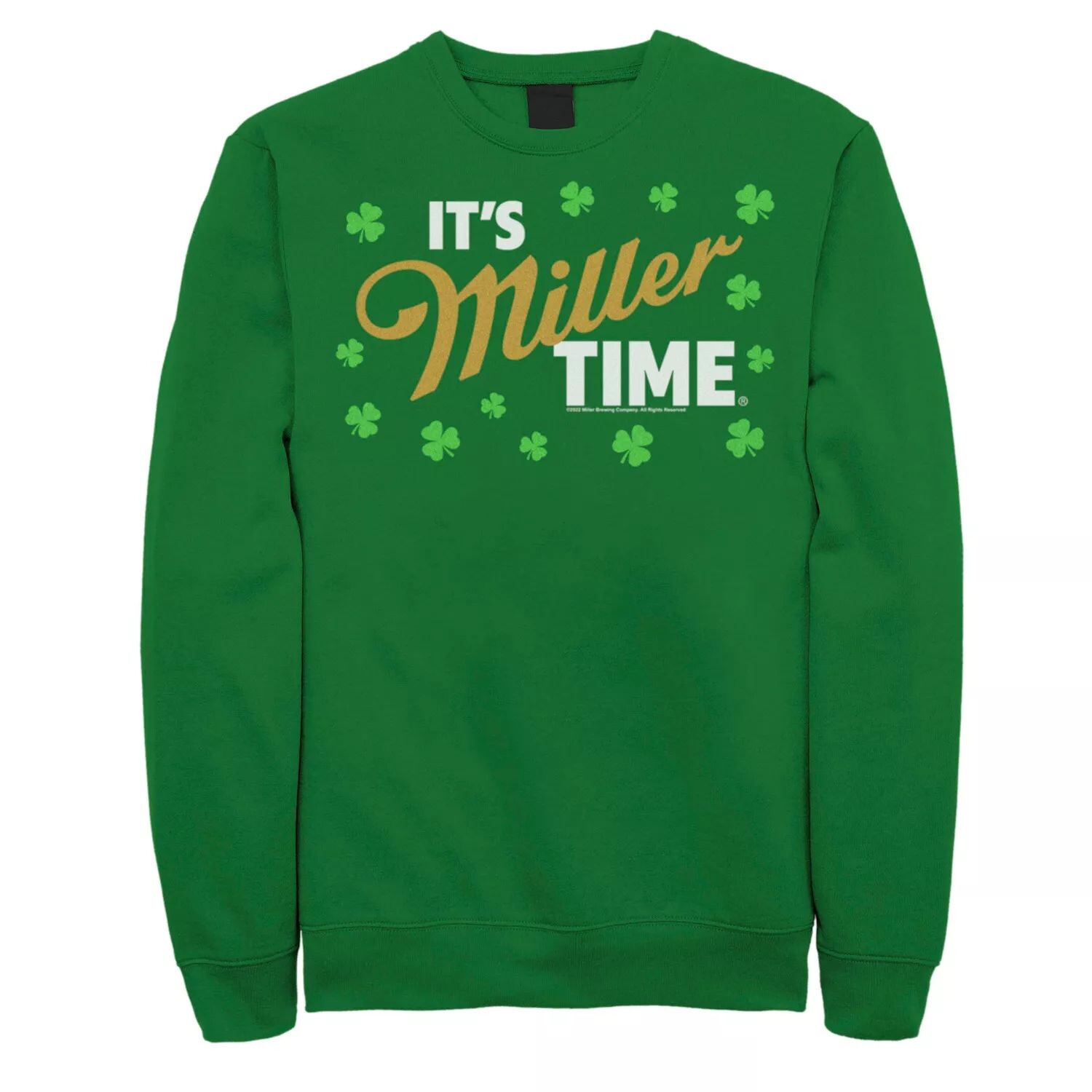 

Мужской свитшот Miller Shamrock It's Miller Time Licensed Character