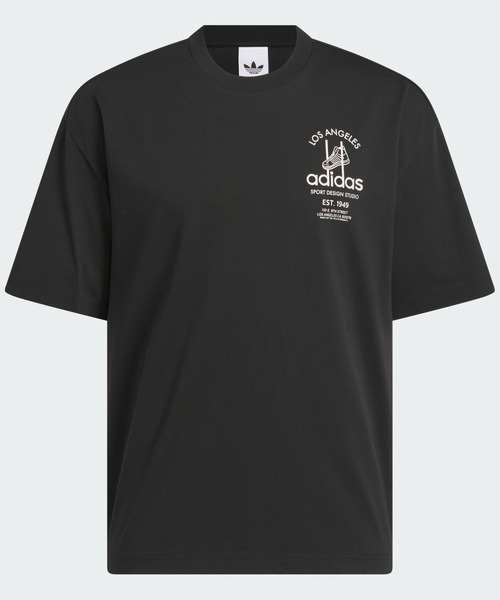 

Футболка с коротким рукавом, спортивный крой Adidas Originals, черный