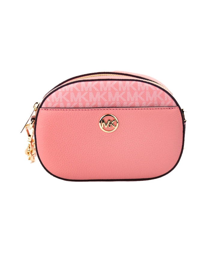 

Кожаная сумка через плечо Glam чайной розы Michael Kors, розовый