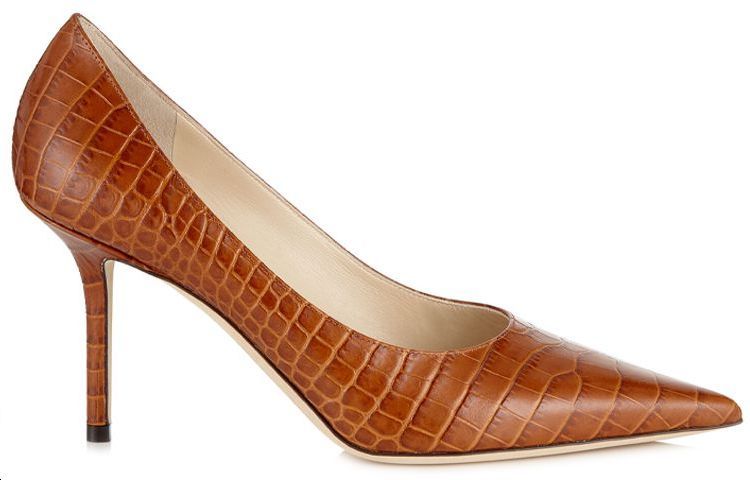 LOVE 85 Slim Heel Высокие каблуки 8,5 см Женские Коричневые Jimmy Choo — фото 3