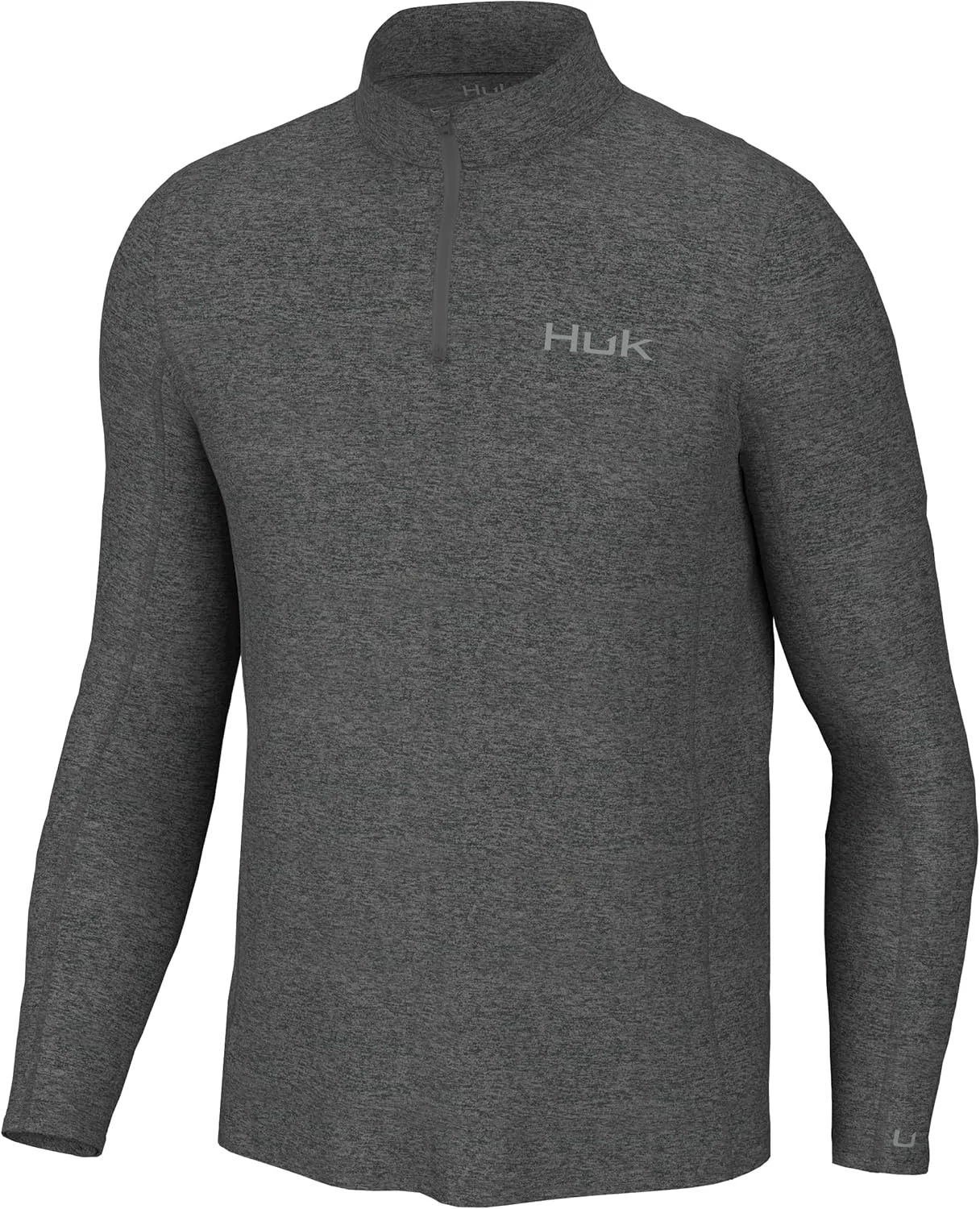 

HUK мужская толстовка Coldfront Heather с молнией на 1/4