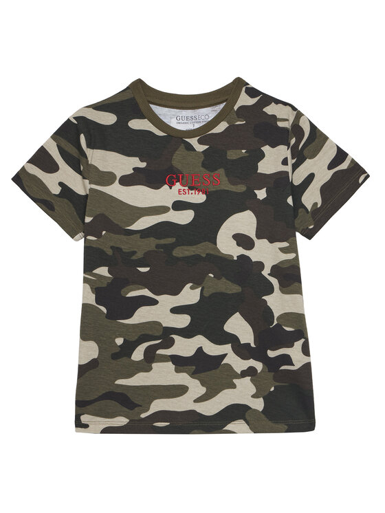 

Футболка regular fit L5YI19 K8HM4 Guess, хаки