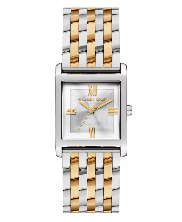 

Женские часы Georgie с тремя стрелками, двухцветная нержавеющая сталь, 27 мм Michael Kors