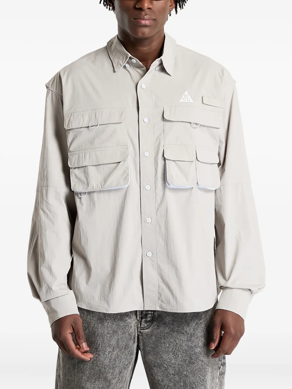 

Рубашка с длинным рукавом ACG "Orb Weaver" Nike, серый