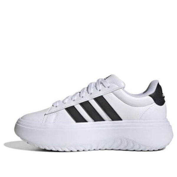 Кроссовки grand court platform shoes Adidas, белый