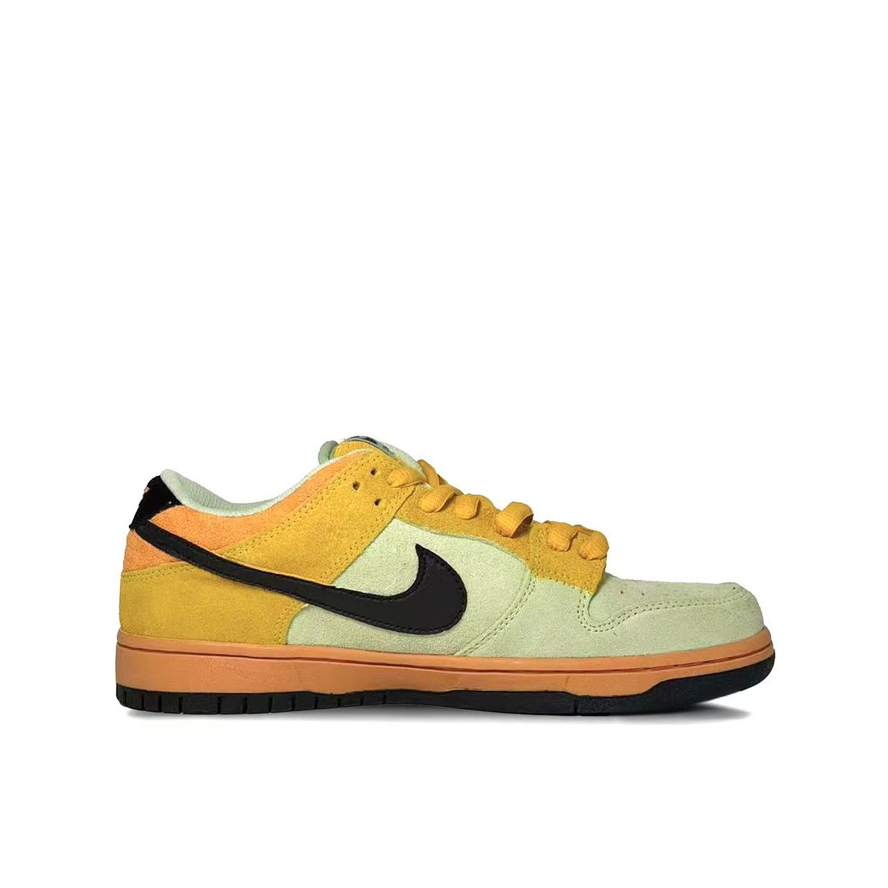 Nike Dunk SB Jinge Step Flame Slip Resistant Abrasion Resistant низкие кроссовки для скейтбординга Unisex Green Yellow — фото 3