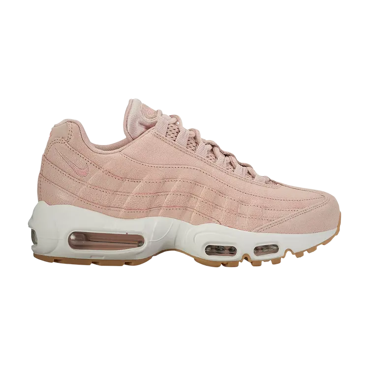 Кроссовки Nike Wmns Air Max 95 Premium 'Pink Oxford', розовый